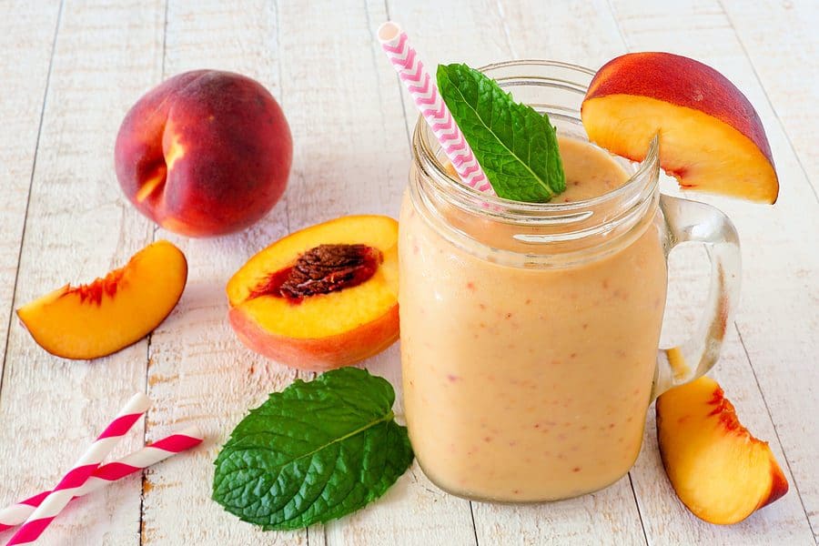 peaches and cream smoothie