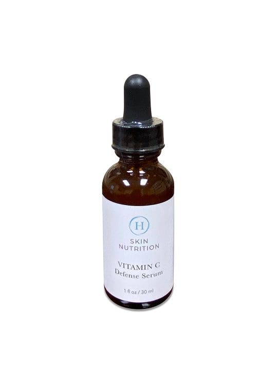 A bottle of vitamin c serum