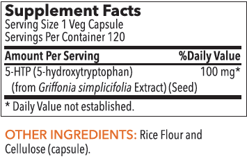 5-HTP 100 mg 120 Capsules