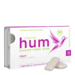 Hum Sugar-Free Gum - Natural Fruit Flavor - 12 Pieces