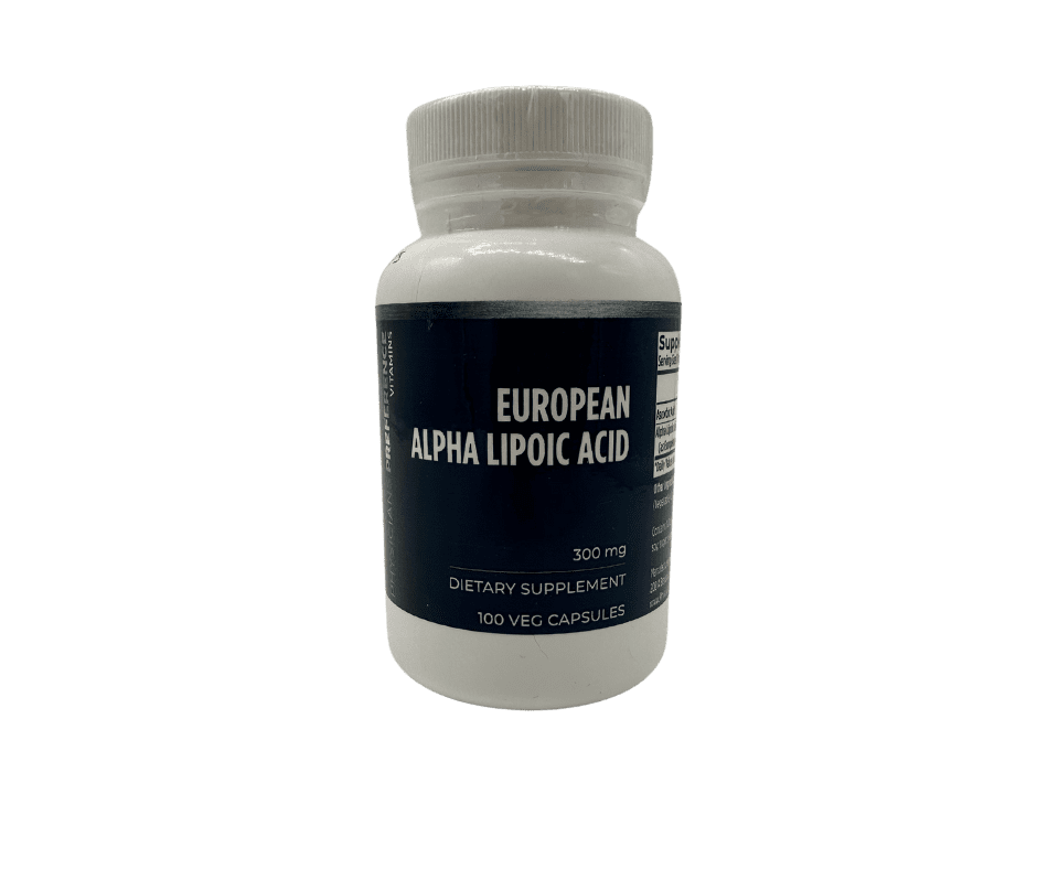 European Alpha Lipoic Acid 300 mg 100 Capsules