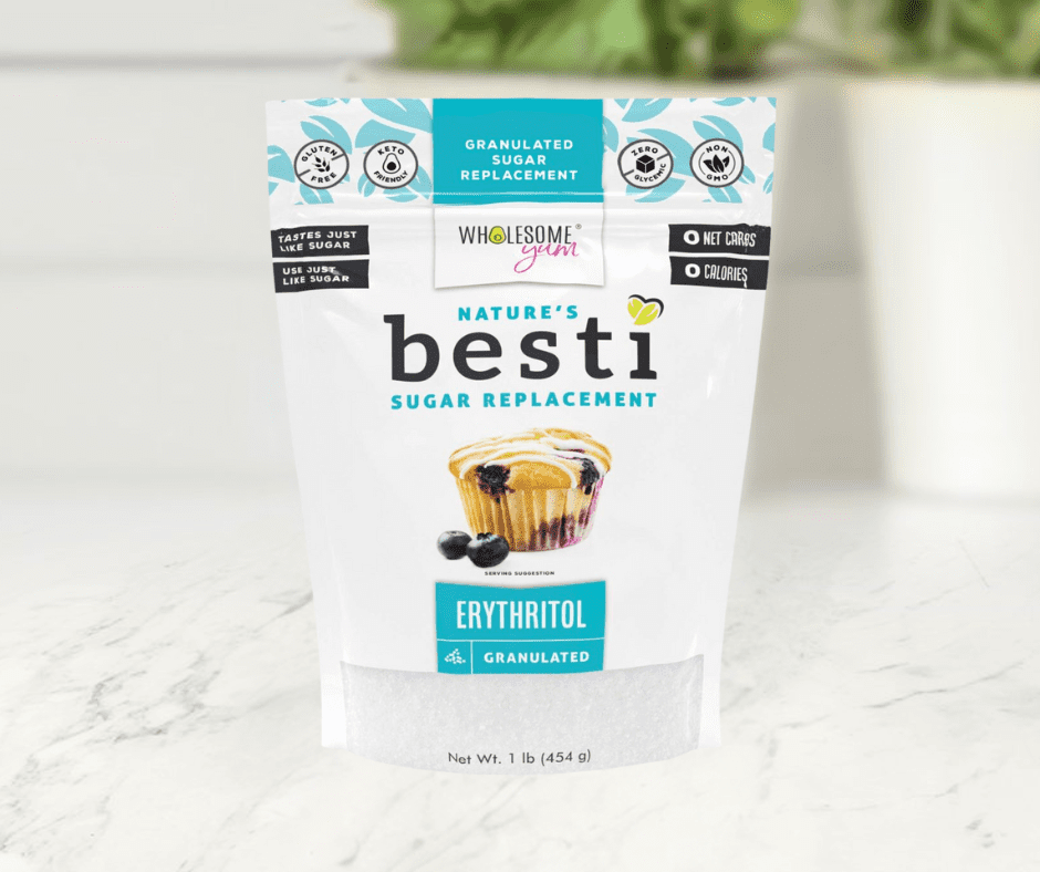 Organic Erythritol Sweetener 12oz - Baking Sugar Alternative