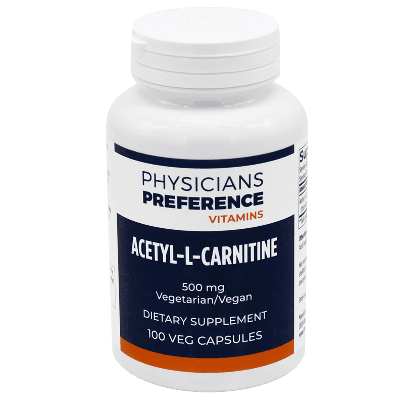Acetyl L-Carnitine 500 mg 100 Capsules