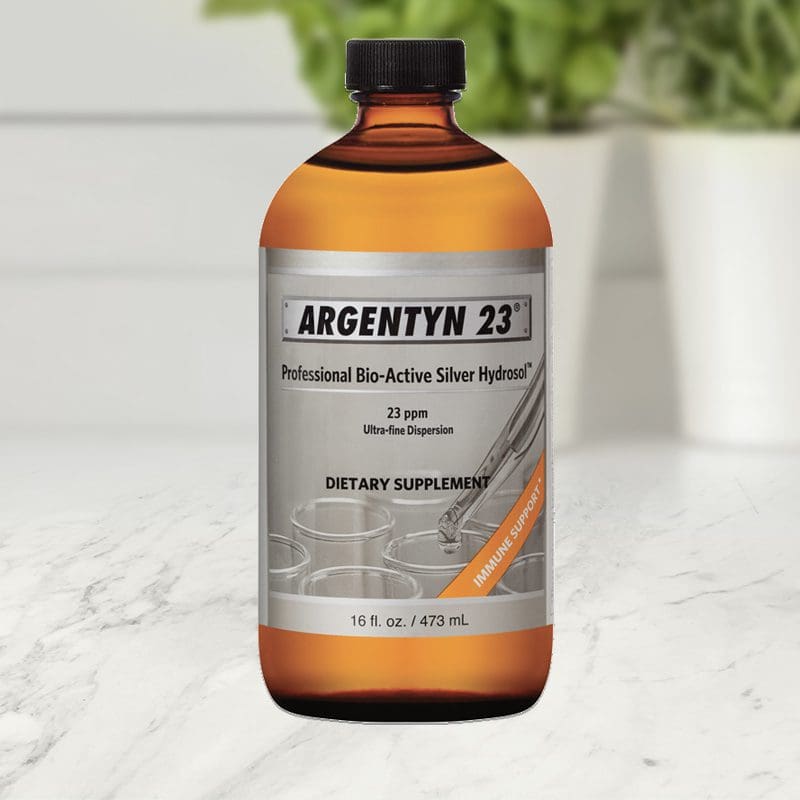 Argentyn 23 Professional Bio-Active Silver Hydrosol 16 oz - Front