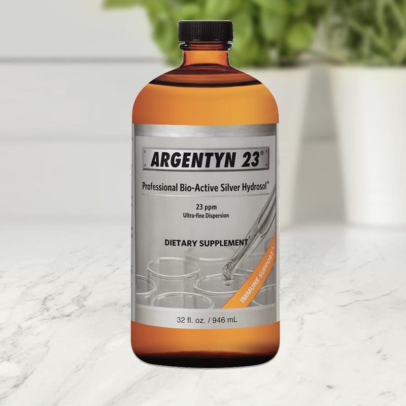 Argentyn 23 Professional Bio-Active Silver Hydrosol 32 oz - Front