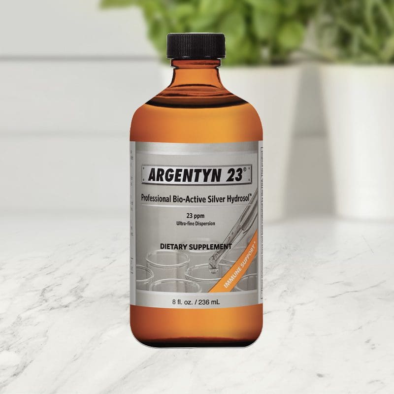 Argentyn 23 Professional Bio-Active Silver Hydrosol 8 oz - Front