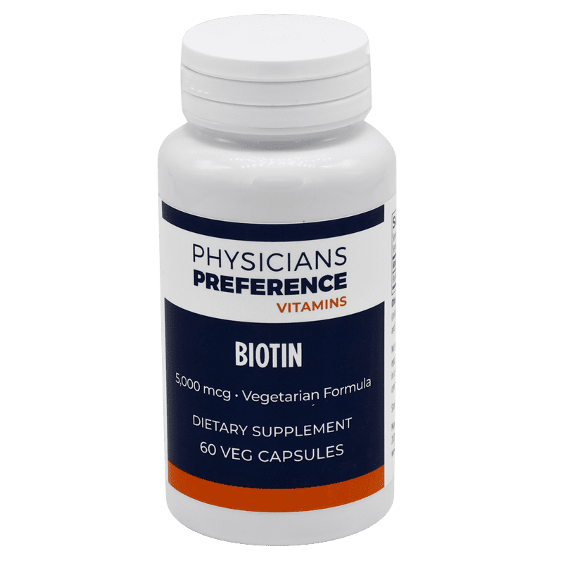 Biotin 5000 mcg 60 Capsules