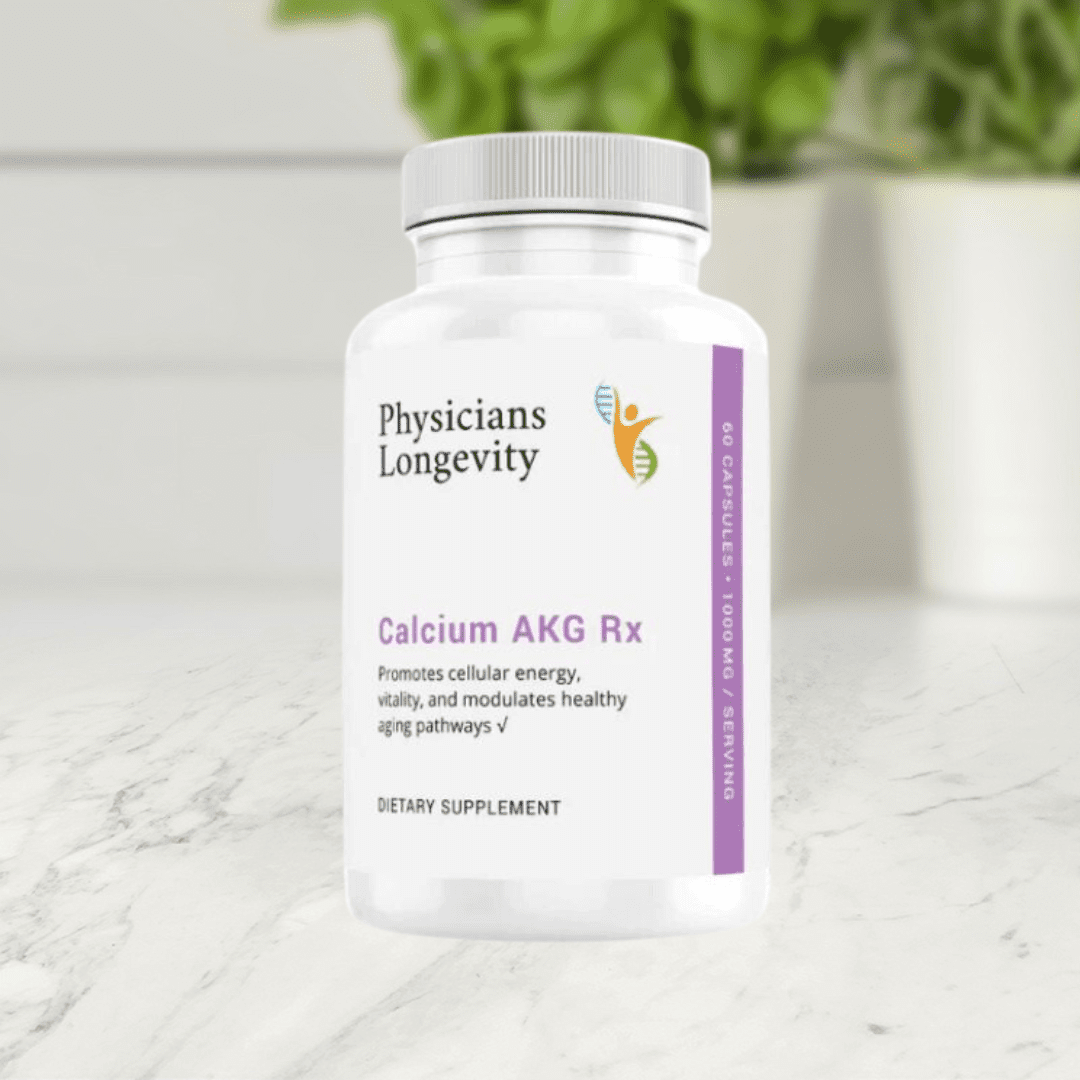 Calcium AKG Longevity 1,000 mg per Serving 60 Capsules