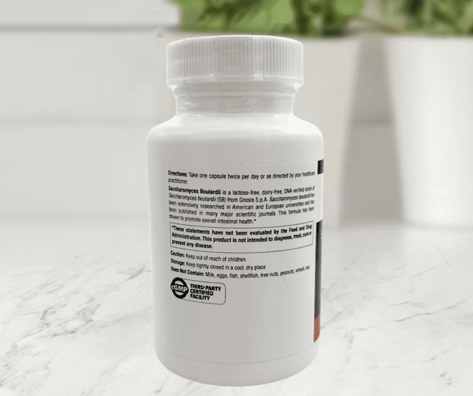 Saccharomyces Boulardii 5 Billion CFU 60 Capsules