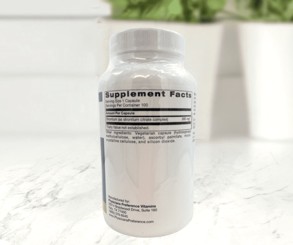 Strontium 300 mg 100 Capsules