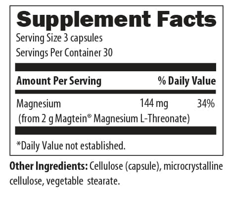 Magnesium Threonate 90 Capsules