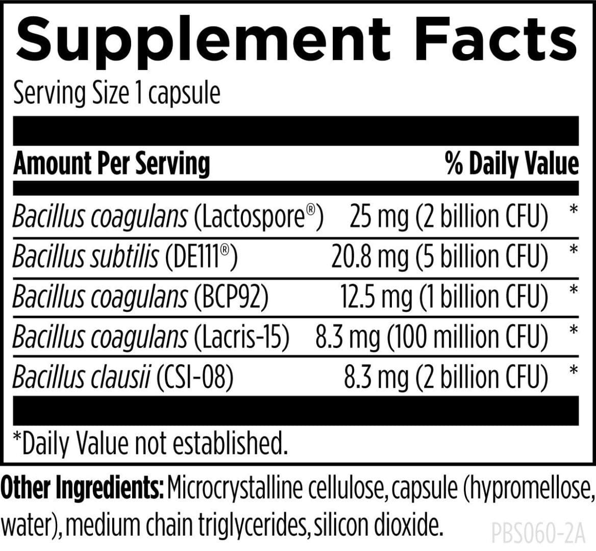 SporeBiotic 60 Capsules