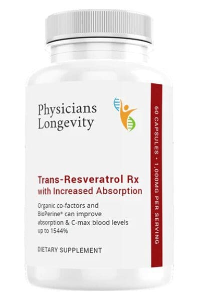 Trans-Resveratrol Plus 1,000 mg per Serving 60 Capsules