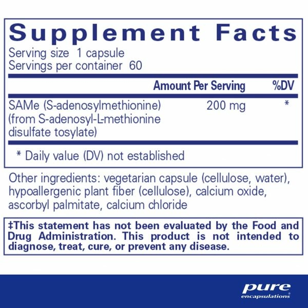 SAM-E 200 mg 60 Capsules